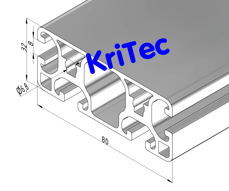 KriTec Profil 8 80x32 leicht