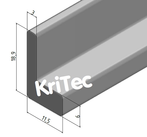KriTec Profilleiste 19x11,5