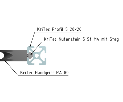 KriTec Handgriff PA 80