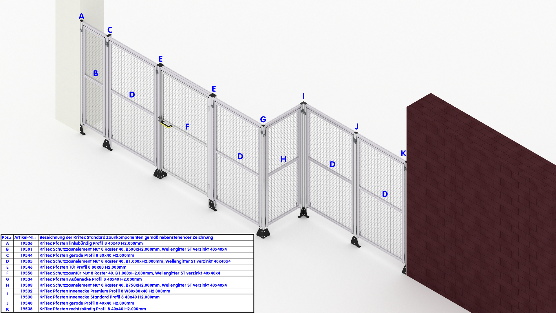 KriTec Sicherheitsaufhängungssatz 8 40