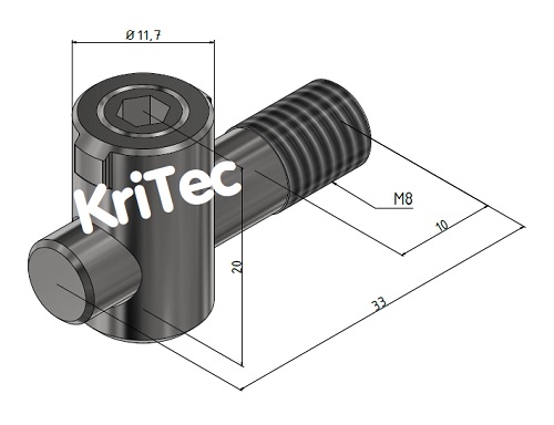 KriTec Zentralverbinder 8 Form G