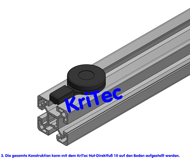 KriTec Nut-Direktfuß 10
