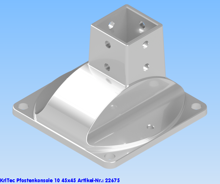 KriTec Pfostenkonsole 10 45x45