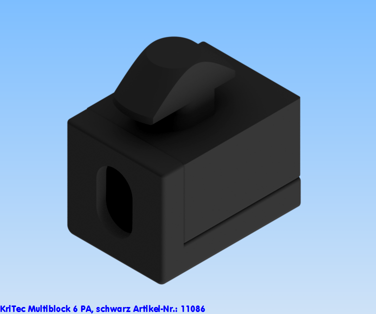 KriTec Multiblock 6 PA, schwarz