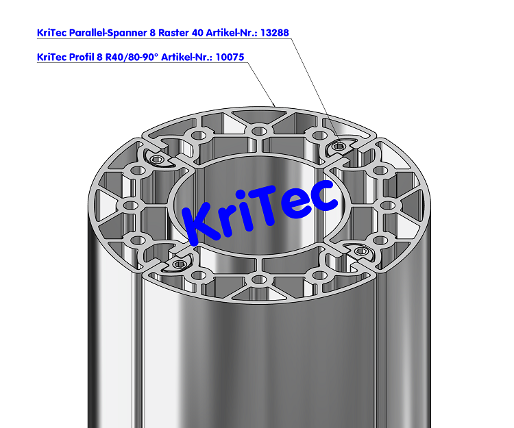 KriTec Parallel-Spanner 8 Raster 40
