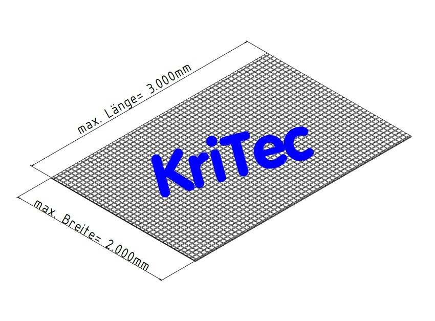 KriTec Wellengitter 30x30x3 verzinkt