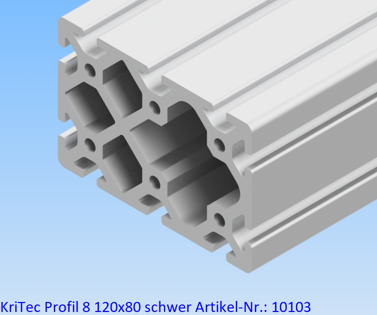 KriTec Profil 8 120x80 schwer