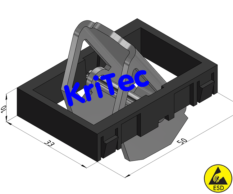 KriTec Rücklaufsperrenelement, antistatisch D28