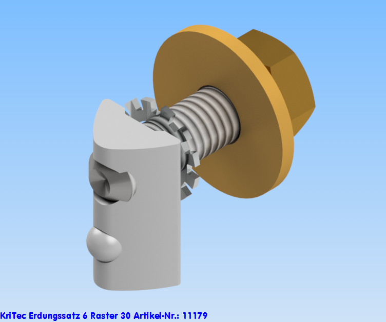 KriTec Erdungssatz 6 Raster 30