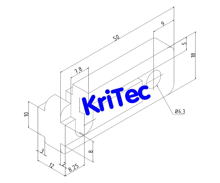 KriTec Rollenhalter 8 PA und 10 PA