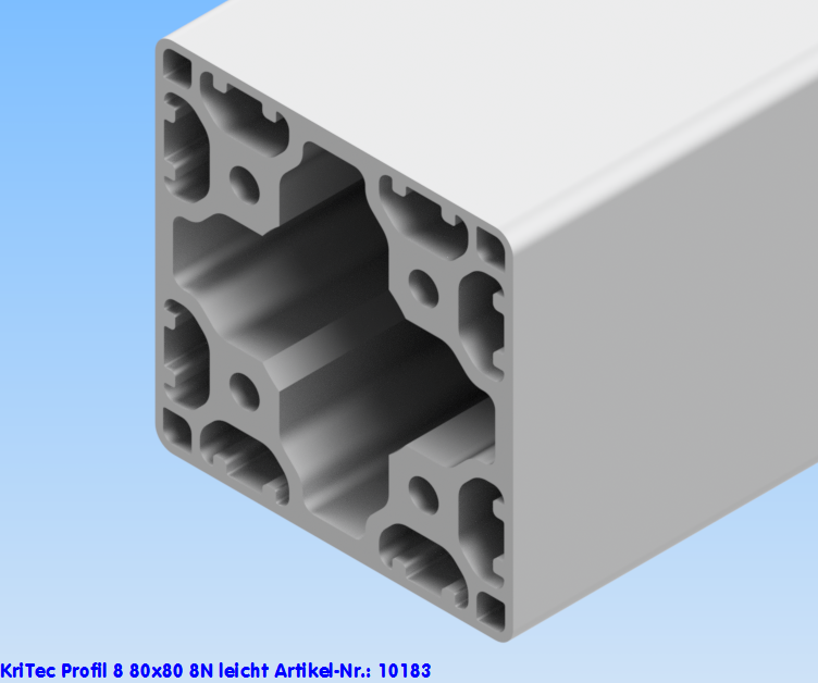 KriTec Profil 8 80x80 8N leicht