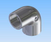 KriTec Eck-Rohrverbinder D28-90°