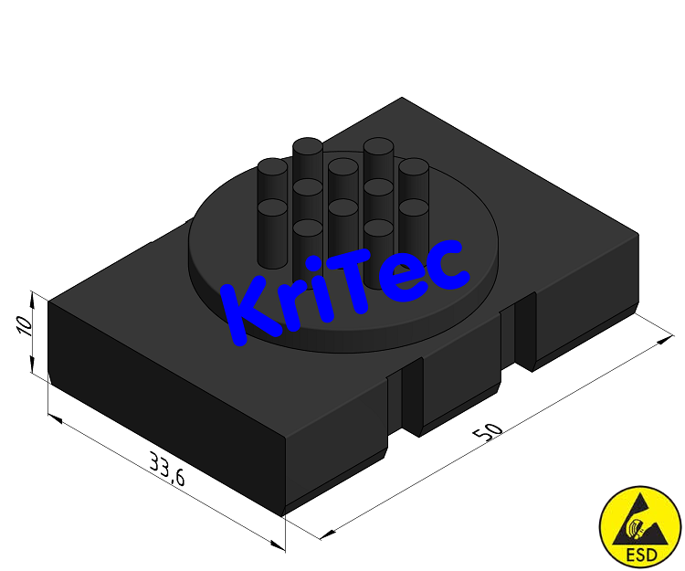 KriTec Bürsteneinsatz ESD D30