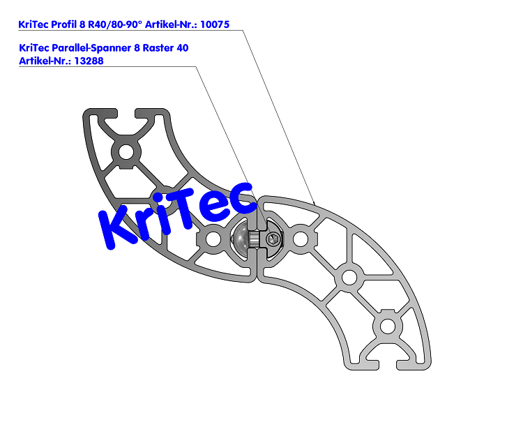 KriTec Parallel-Spanner 8 Raster 40
