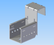 KriTec Einhängehalter mit Anschlag Al D28