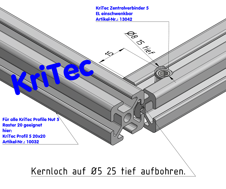 KriTec Profil 5 20x20