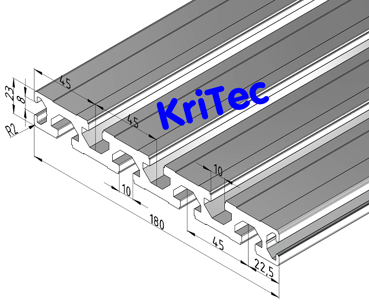 KriTec Profil 10 180x22,5