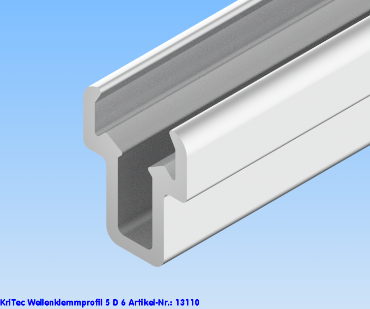 KriTec Wellenklemmprofil 5 D6