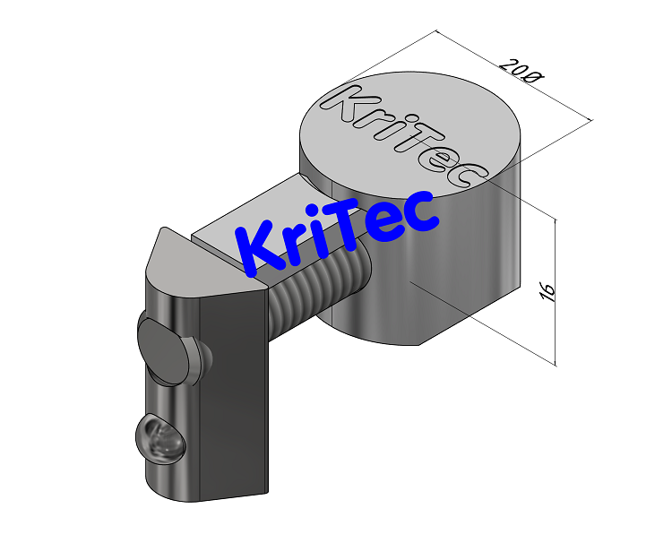 KriTec Universalverbindungssatz 8 Raster 40, verzinkt und rostfrei