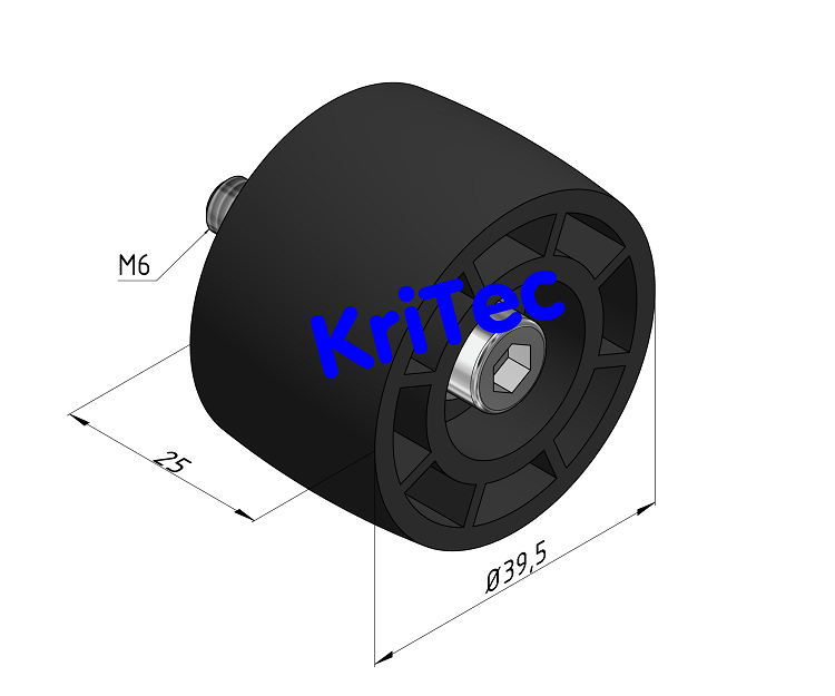 KriTec Rolle D39,5-25