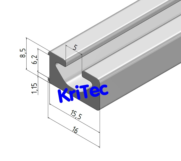 KriTec Profil 5 16x8,5