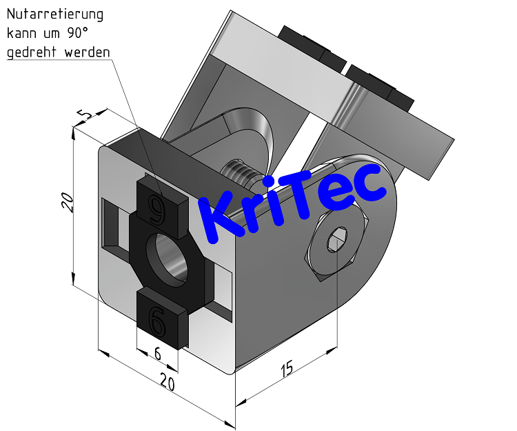 KriTec Gelenk 6 20x20