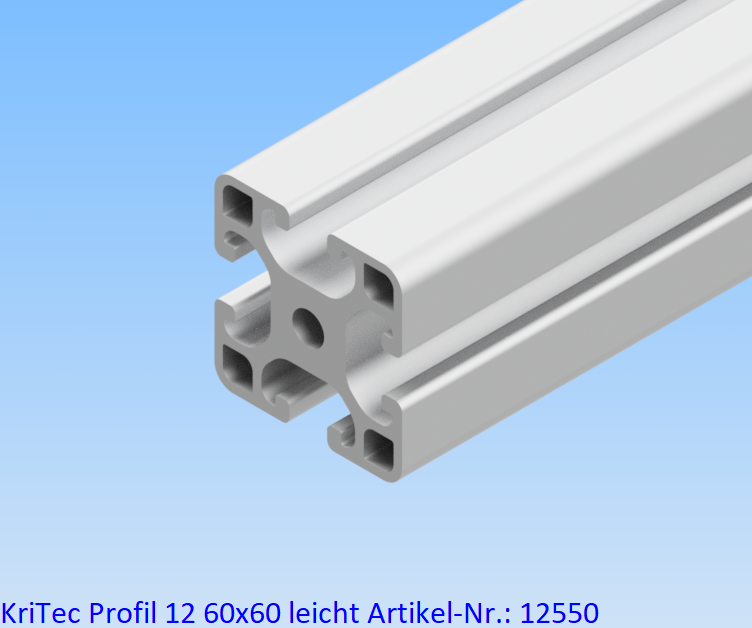 KriTec Profil 12 60x60 leicht