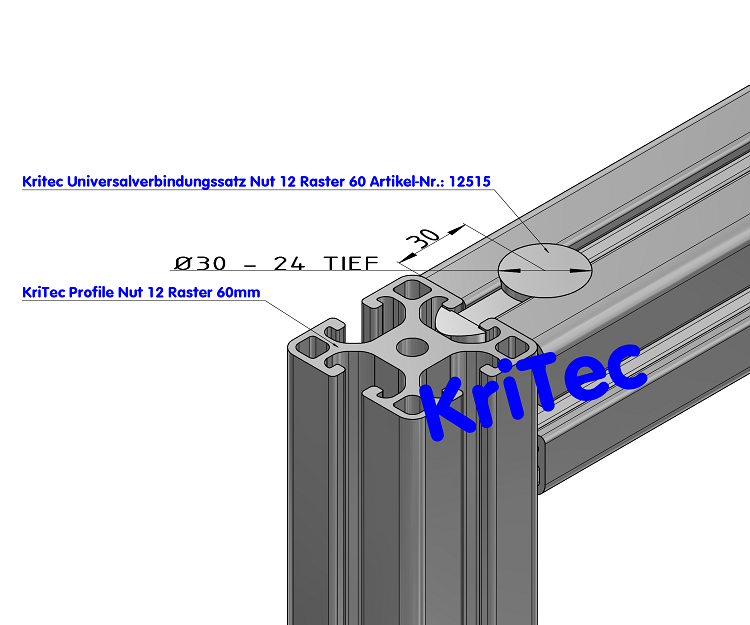 KriTec Profil 12 60x60 leicht