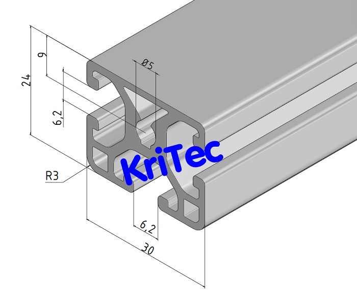 KriTec Profil 6 30x24 leicht