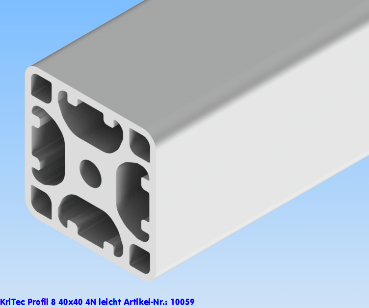 KriTec Profil 8 40x40 4N leicht