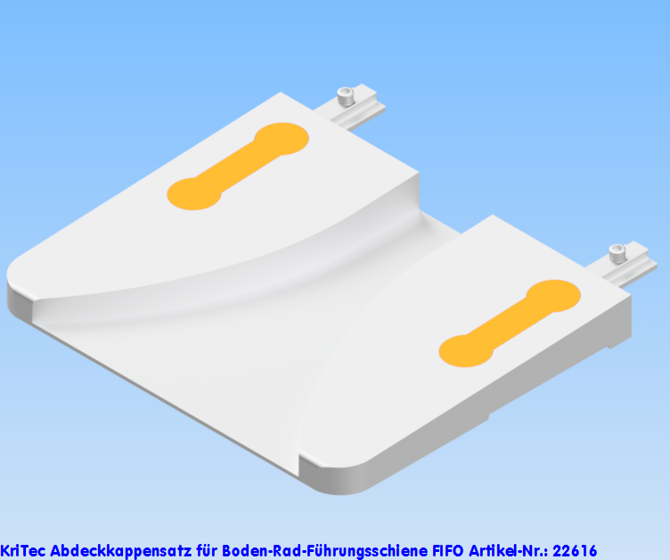 KriTec Set Start- und Endstück Führungsschiene FIFO