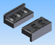 KriTec Rollenelement 8 80 mit Bordkante, klickbar