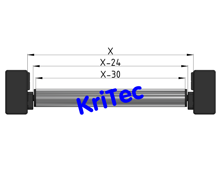 KriTec Transportrolle TR32, Lagerblocksatz 8