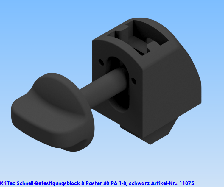 KriTec Schnell-Befestigungsblock 8 PA 1-8