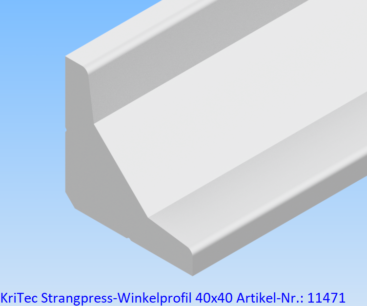 KriTec Strangpreßwinkelprofil 40x40