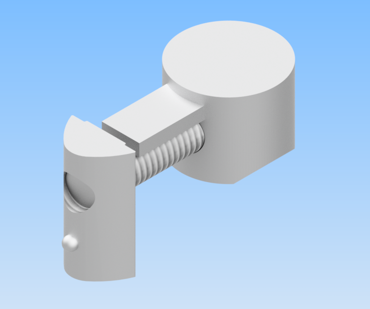 KriTec Universalverbindungssatz Nut 12 Raster 60, verzinkt