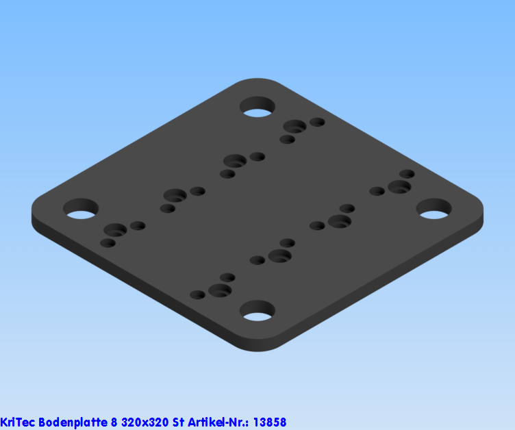 KriTec Bodenplatte 8 320x320 St