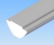 KriTec Profilstab 5 St mit Steg