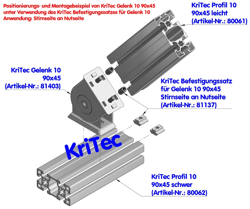 KriTec Gelenk 10 90x45