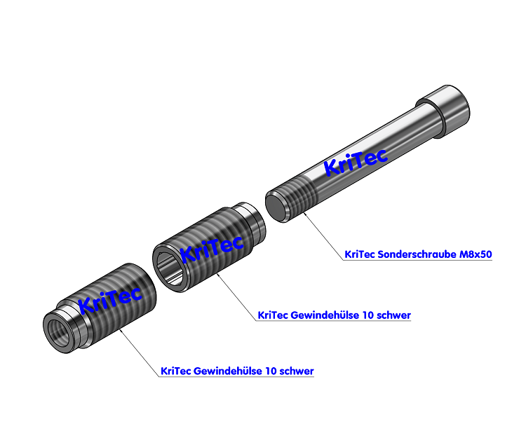 KriTec System-Stoßverbinder Nut 10 für alle Profile Nut 10 außer 10 45x45 und 90x45 leicht