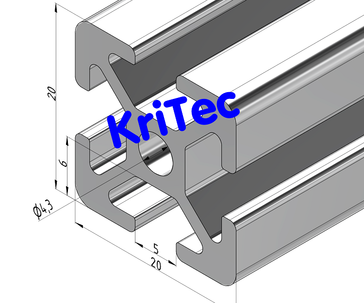 KriTec Profil 5 20x20
