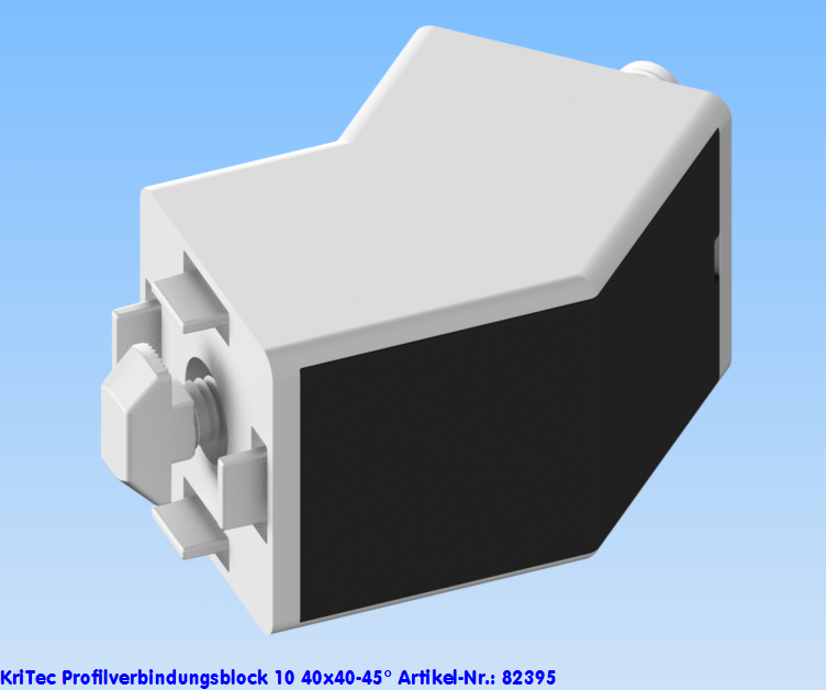 KriTec Diagonalstrebe 10 40x40-45° - 250mm