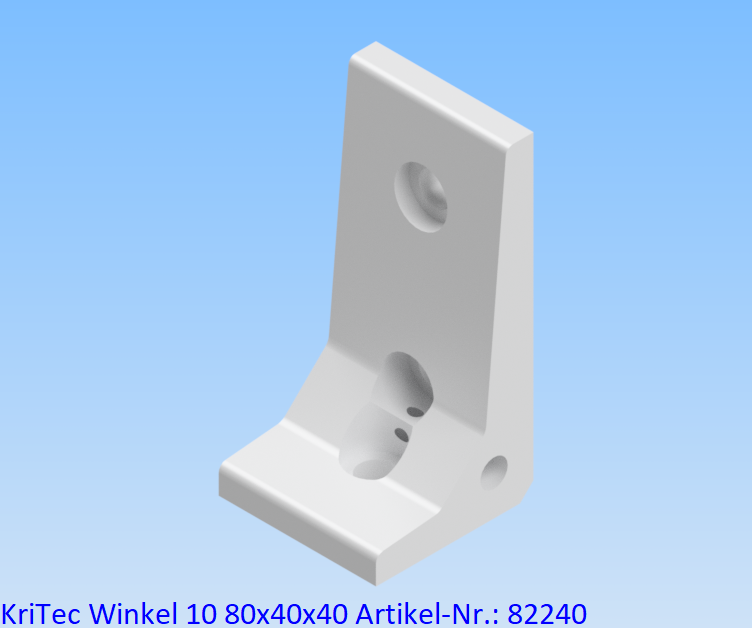 KriTec Winkel 10 80x40x40