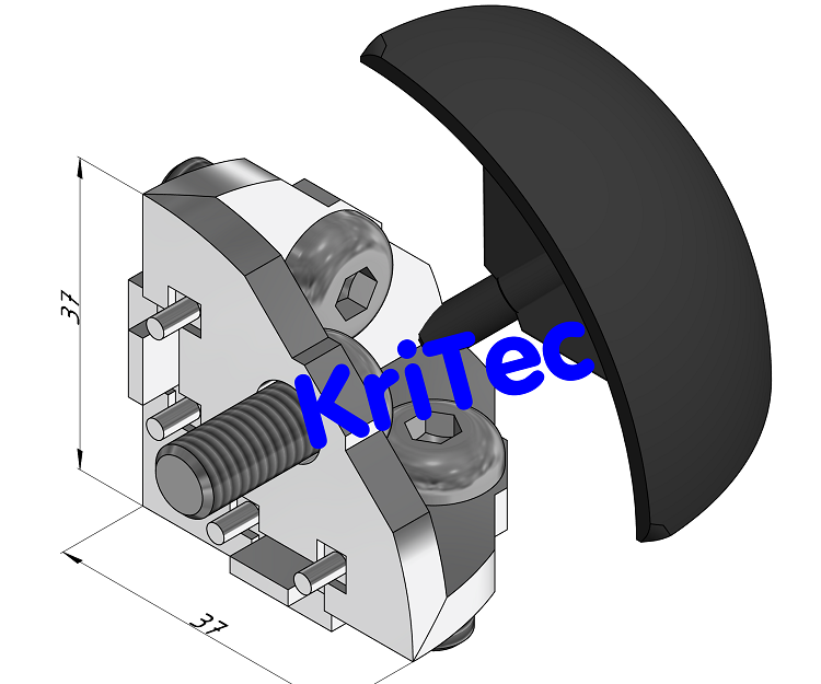 KriTec Eckverbindungssatz 8 R40-90°
