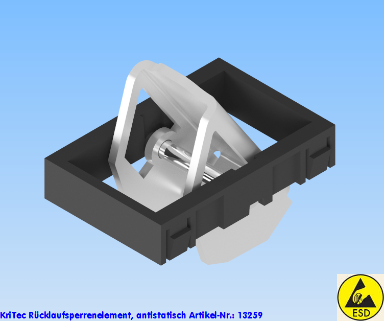 KriTec Rücklaufsperrenelement, antistatisch D28