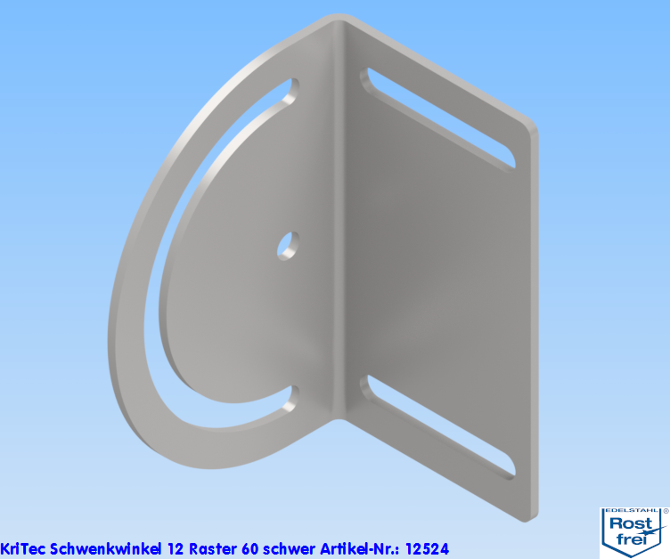 KriTec Schwenkwinkel 12 Raster 60 schwer