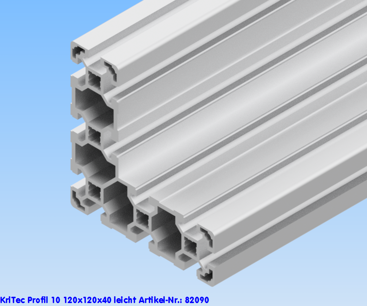 KriTec Profil 10 120x120x40 leicht