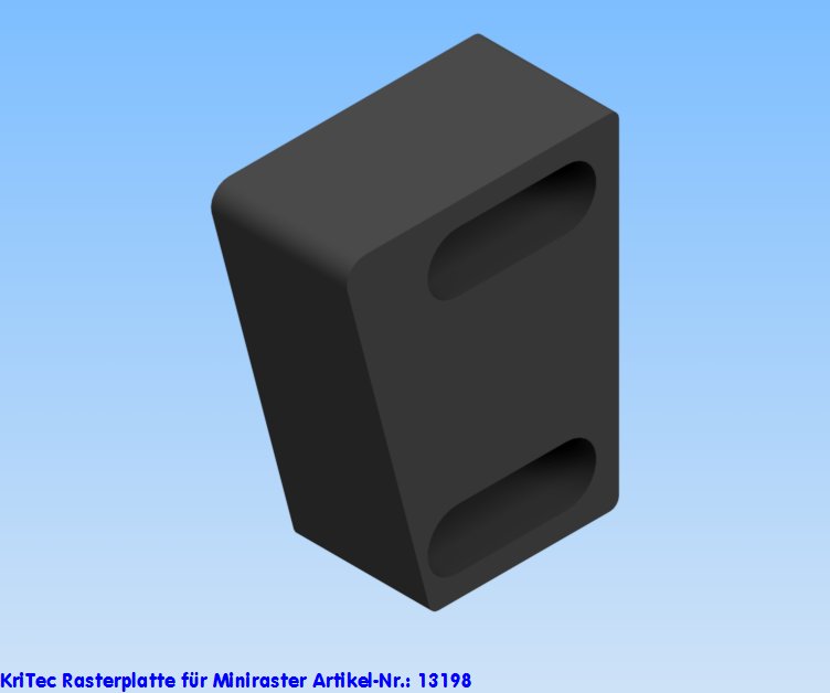 KriTec Rasterplatte für Miniraster