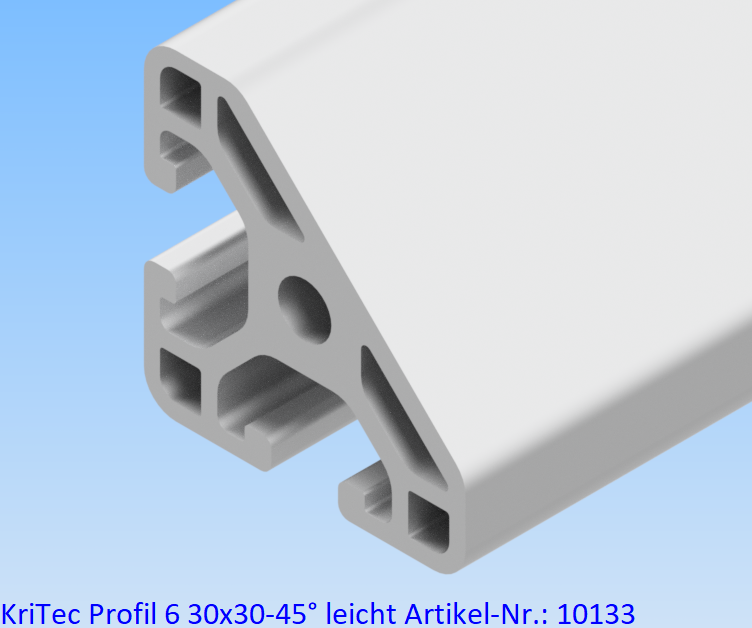 KriTec Profil 6 30x30-45° leicht