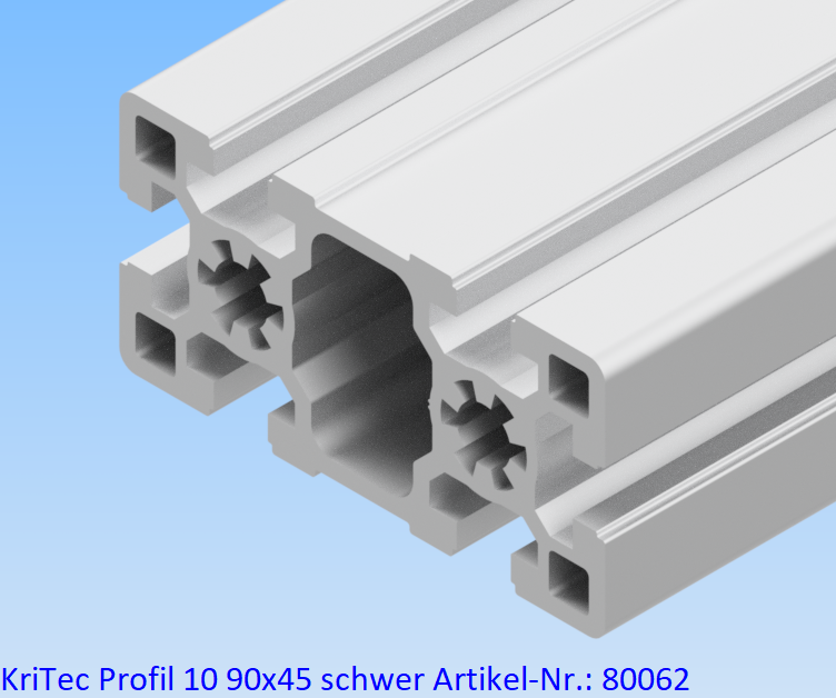 KriTec Profil 10 90x45 schwer